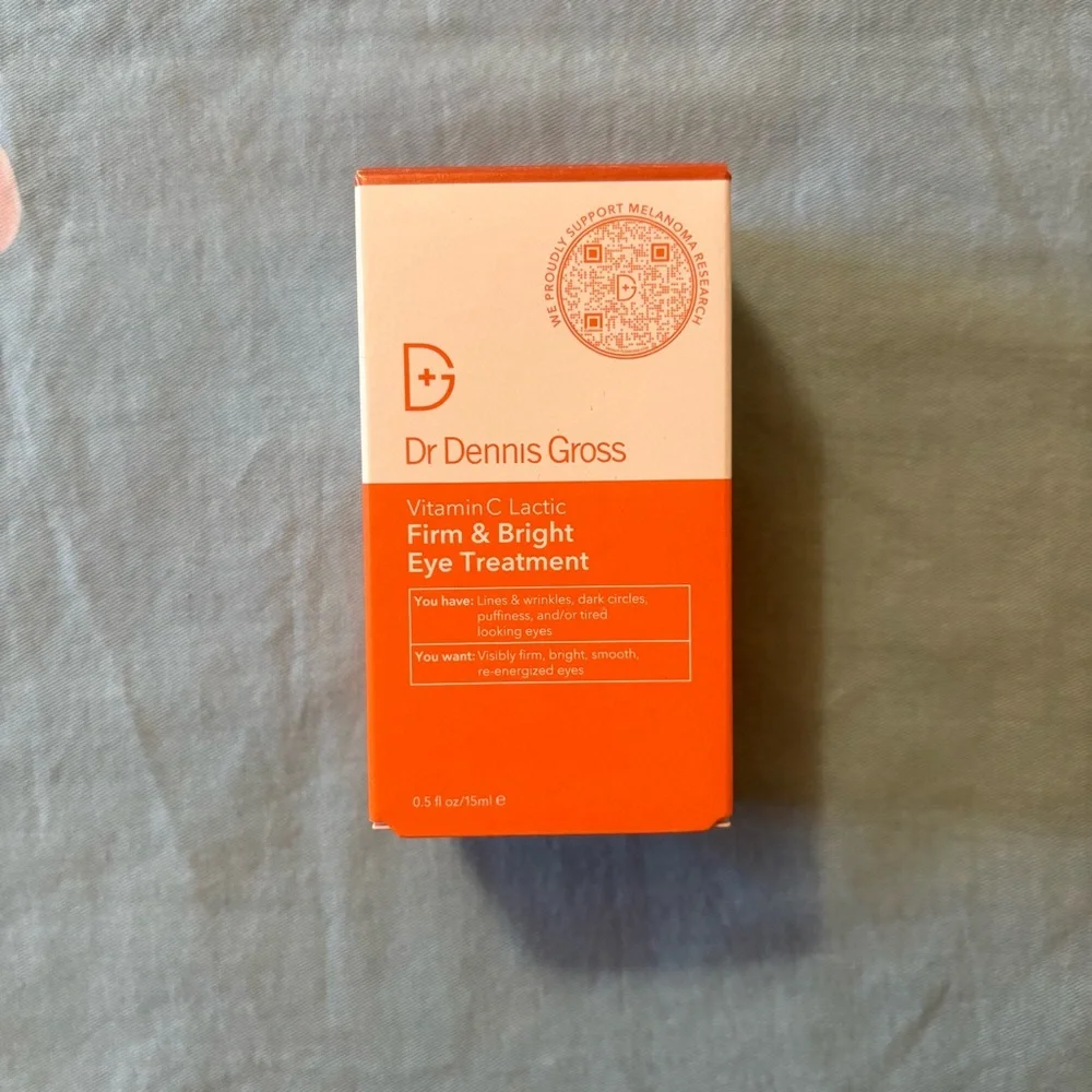 NEW Dr Dennis Gross Vitamin C Lactic Firm & Bright Eye Treatment 0.5oz/15ml